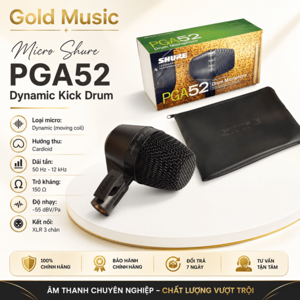 micro shure pga52 dynamic