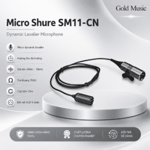 micro shure sm11 cn violin guitar