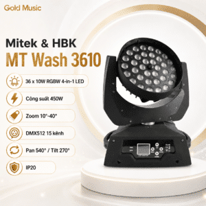 mitek and hbk mt wash 3610 led moving