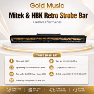 mitek and hbk retro strobe bar den creative effect series