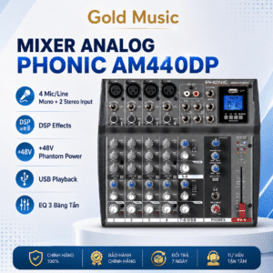 mixer analog phonic am440dp