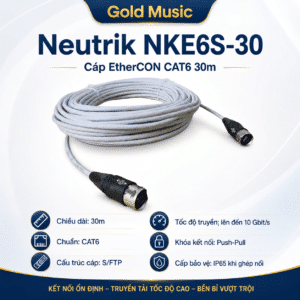 neutrik nke6s 30 cap ethercon cat6 30m
