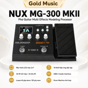 nux mg 300 mkii pho guitar multi effects modeling processor