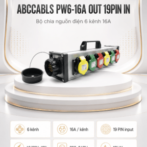 pw6 16a out 19pin in 1