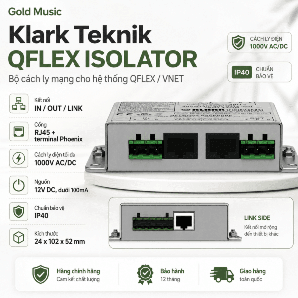 Klark Teknik QFLEX ISOLATOR Accessories qflex isolator