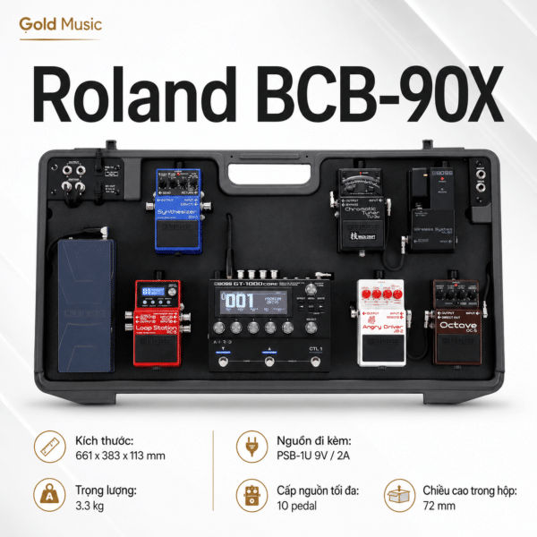 roland bcb 90x hop dung pedal guitar cung cap chac chan