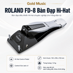 roland fd 8 ban dap hi hat