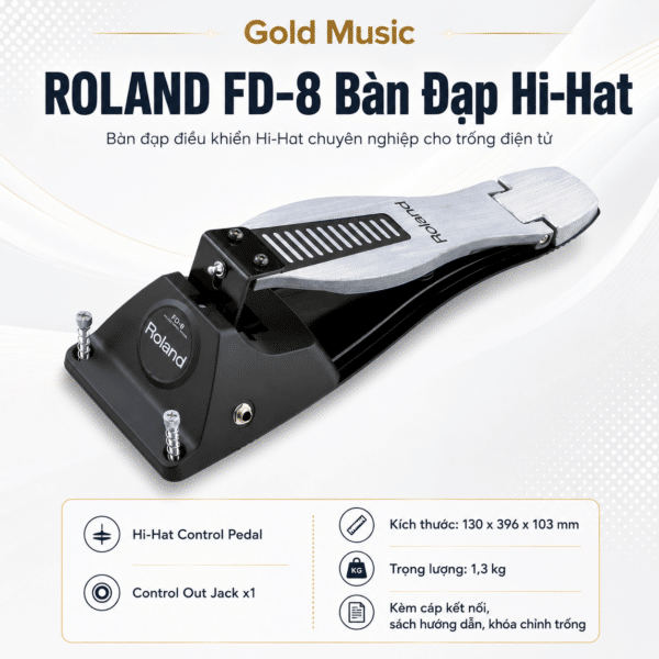 roland fd 8 ban dap hi hat