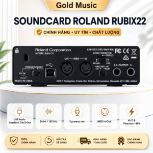 roland rubix 22 soundcard am thanh