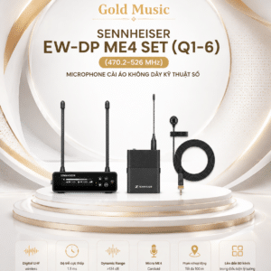 Sennheiser EW-DP ME4 SET (Q1-6) (470.2-526 MHz) Microphone cài áo sennheiser ew dp me4 set q1 microphone