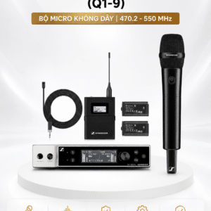 Sennheiser EW-DX 835-S Set (Q1-9) Bộ Micro Không dây 470.2 - 550 MHz sennheiser ew dx 835 s set micro