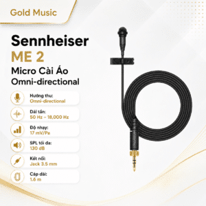 sennheiser me 2 micro cai ao