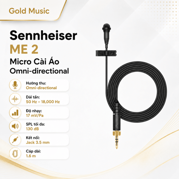 sennheiser me 2 micro cai ao