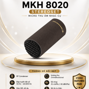 Sennheiser MKH 8020 Stereoset Micro thu âm nhạc cụ sennheiser mkh 8020 stereoset micro thu nhac