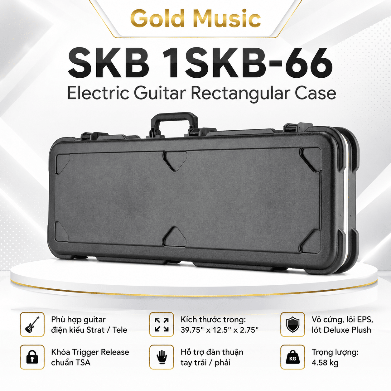 Skb 1SKB-66 Electric Guitar Rectangular Case skb 1skb 66