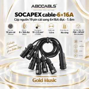 socapex cable 6 16a fm