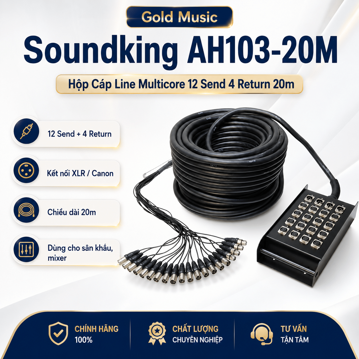 Soundking AH103-20M hệ thống âm thanh công suất lớn soundking ah103 20m