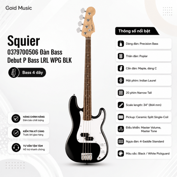 squier 0379700506 dan bass debut