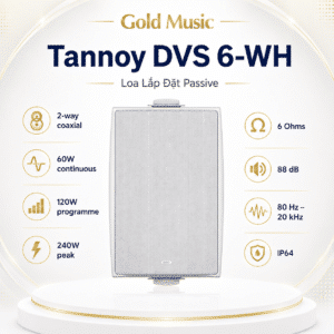 tannoy dvs 6 wh loa lap dat passive
