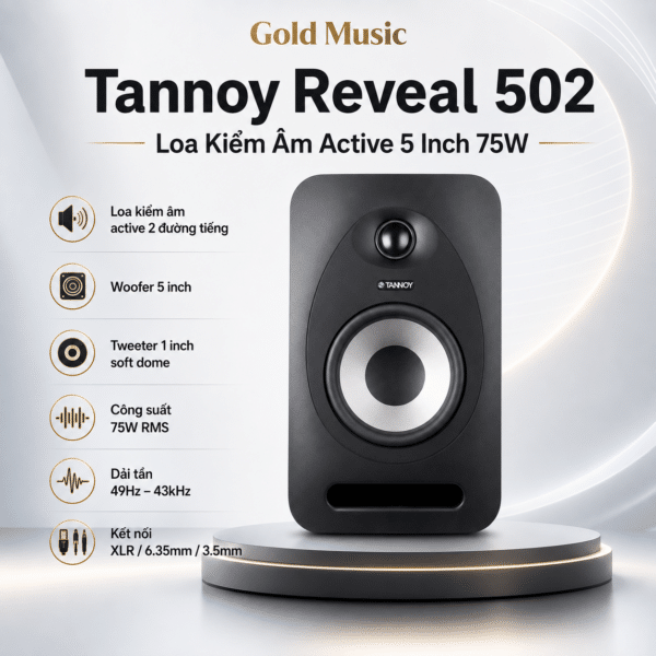 Tannoy Reveal 502 Loa Kiểm âm tannoy reveal 502 loa kiem am