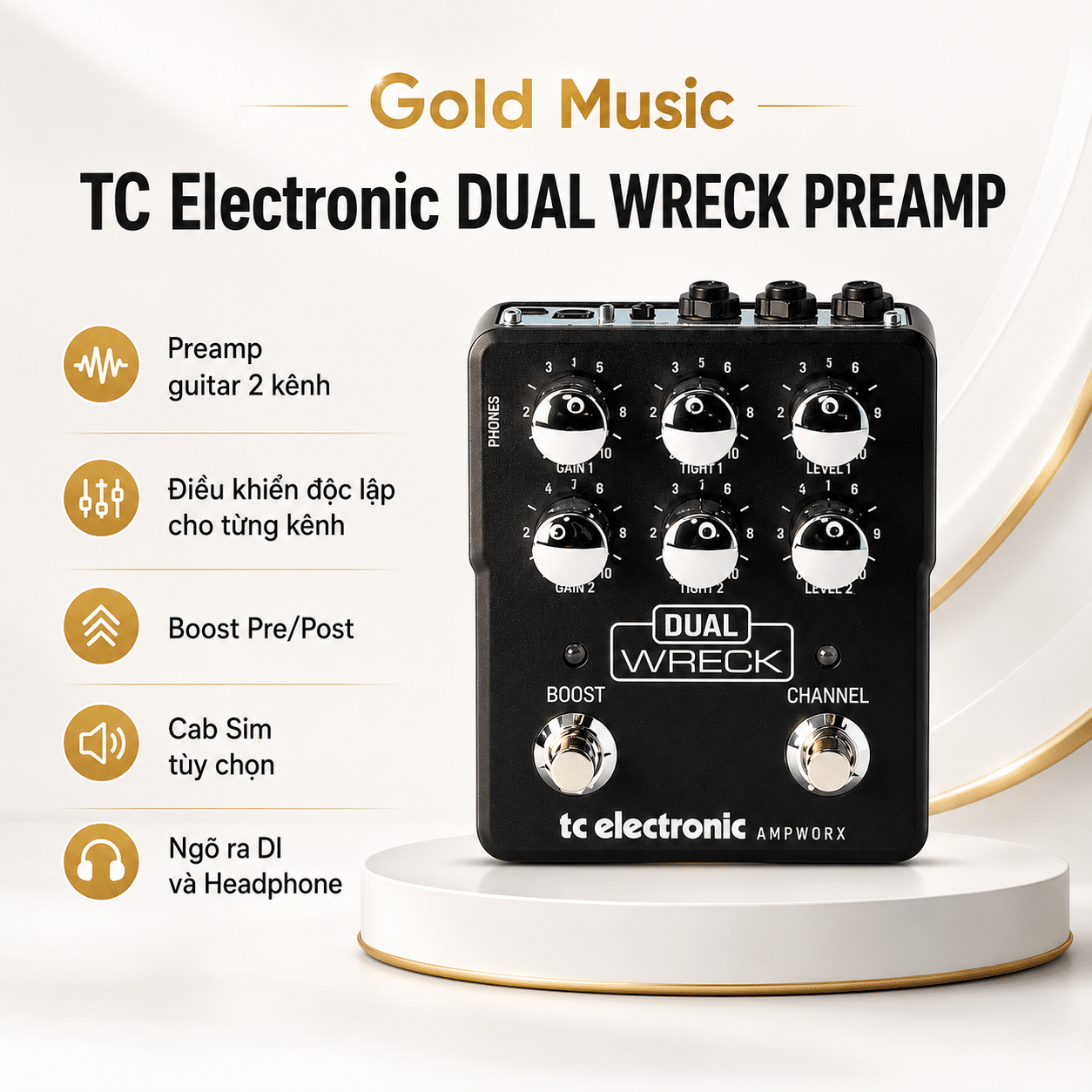 Tc Electronic Dual Wreck Preamp tc electronic dual wreck preamp
