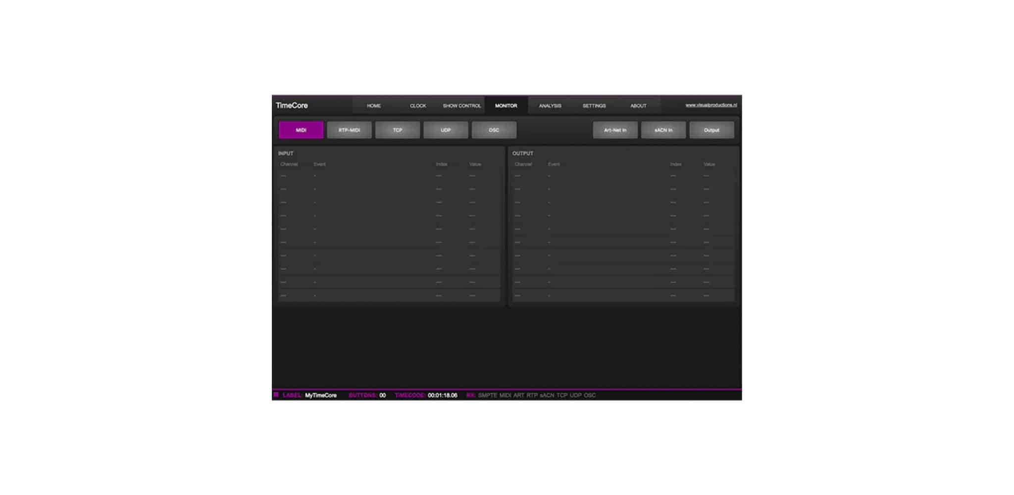Timecore SMPTE thiết bị chuyển đổi mã thời gian và hiển thị Pangolin timecore smpte