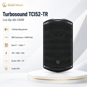 turbosound tci52 tr loa lap dat 240w