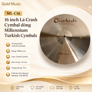 turkish cymbal ml c16