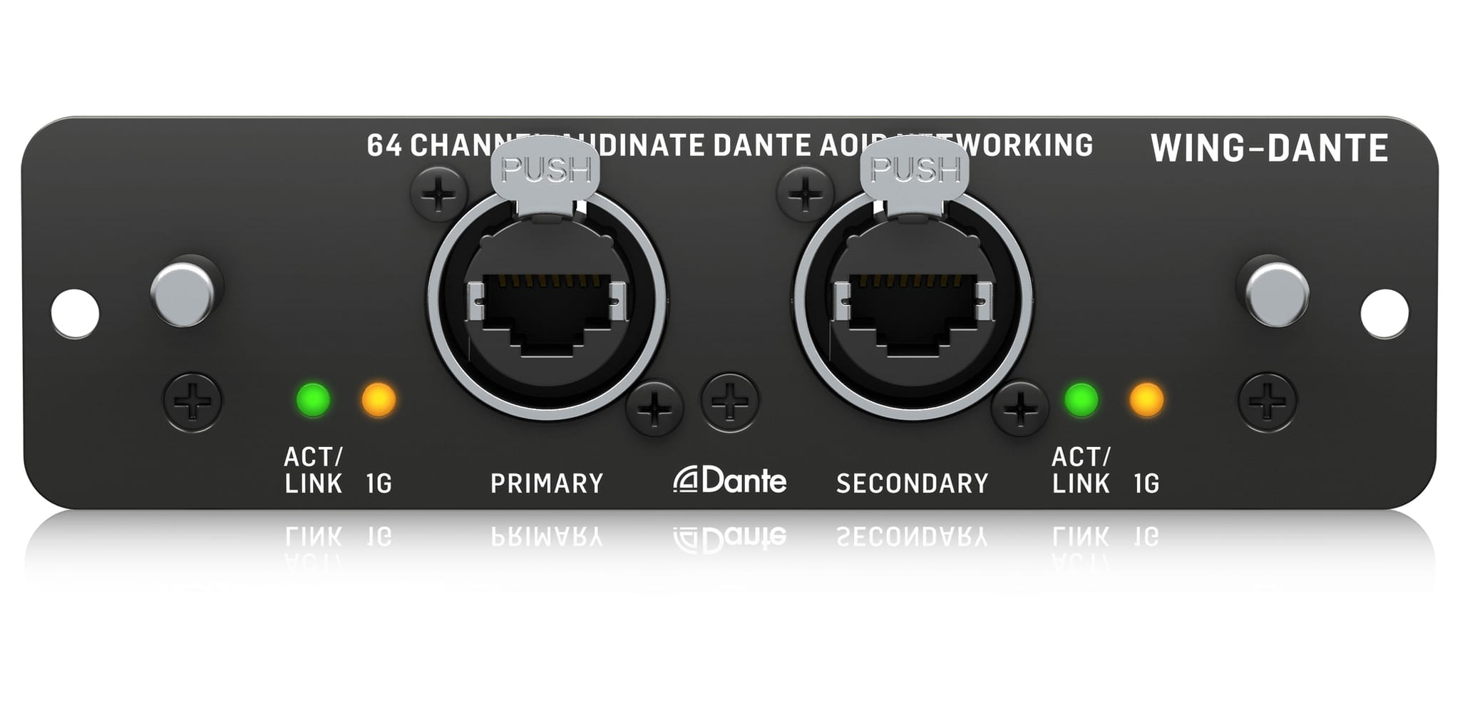 Behringer WING-DANTE Expansion Cards and Interfaces wing dante 2