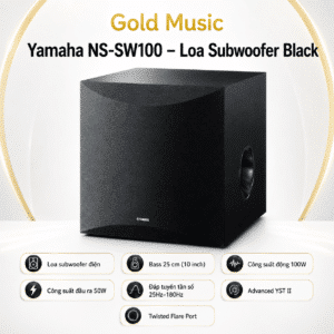 yamaha ns sw100 loa subwoofer black