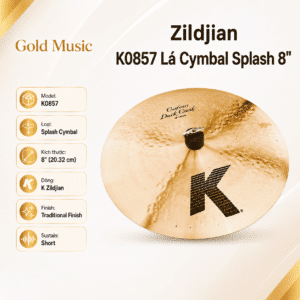 zildjian k0857 la cymbal splash 8