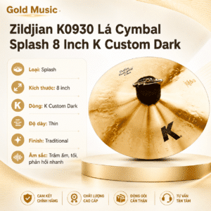 zildjian k0930 la cymbal 8 inch k custom