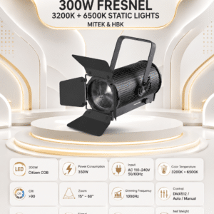 300w fresnel 3200k 6500k