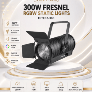 300w fresnel rgbw