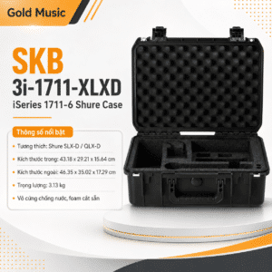 3i 1711 xlxd iseries 1711 6 shure slx d qlx d case 2