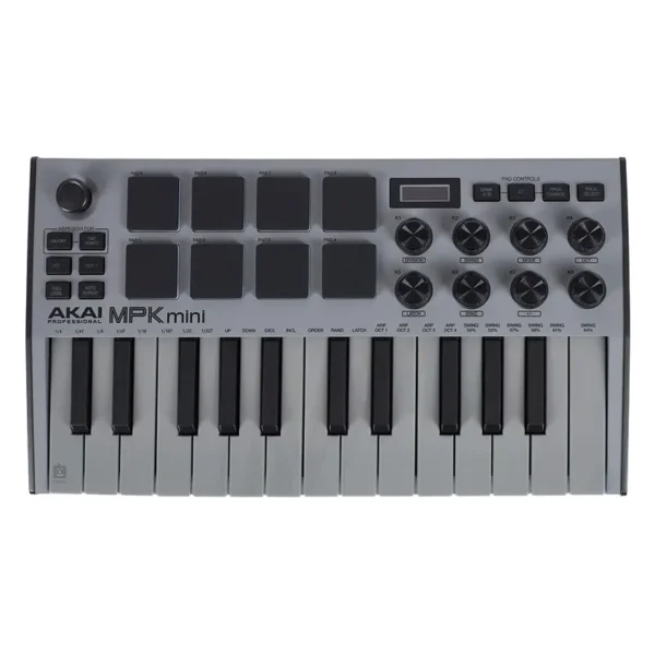 AKAI MPK Mini 3 Grey – Phiên bản màu xám akai mpkmini3 g 2