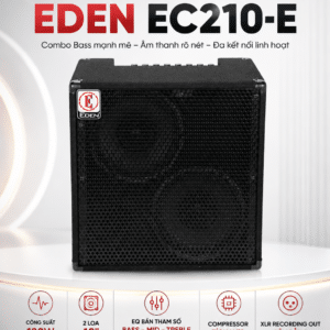 amply dan guitar bass eden ec210 e