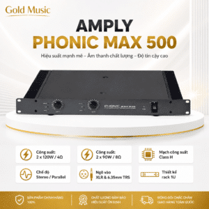 amply phonic max 500