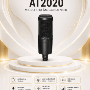 Audio-Technica AT2020 – Micro Thu Âm Condenser at2020