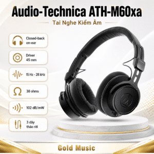 audio technica ath m60xa tai nghe kiem am