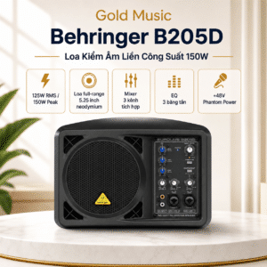 behringer b205d loa kiem am lien cong suat