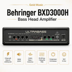 behringer bxd3000h bass head amplifiers