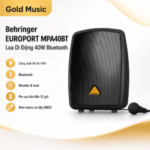 Behringer MPA40BT Loa di Động 40W behringer mpa40bt loa di dong 40w