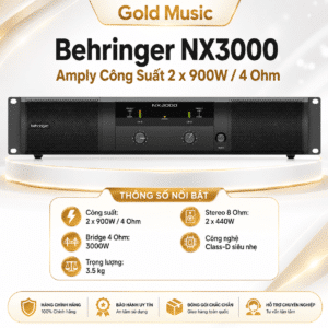 behringer nx3000 amply cong suat 2 x 900w 4 ohm