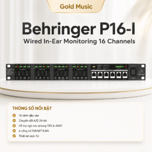behringer p16 i wired in ear monitoring 16 channels