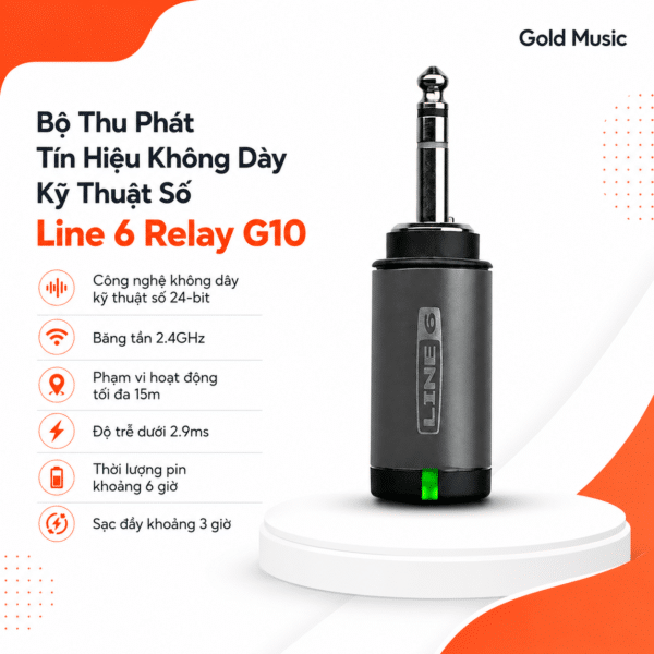 Bộ Thu Phát Tín Hiệu Không Dây Kỹ Thuật Số Line 6 Relay G10 bo thu phat tin hieu khong day ky thuat so line 6