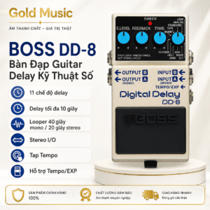 boss dd 8 ban dap guitar delay