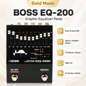 boss eq 200 graphic equalizer pedal