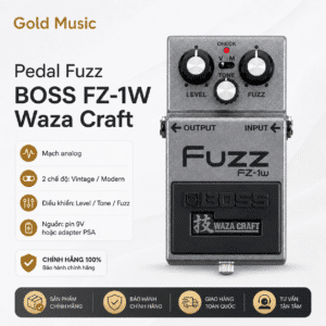boss fz 1w waza craft fuzz pedal