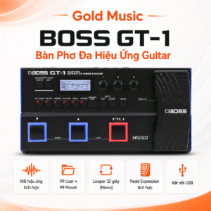 BOSS GT-1 Bàn Phơ Đa Hiệu Ứng Guitar boss gt 1 ban pho da hieu ung guitar